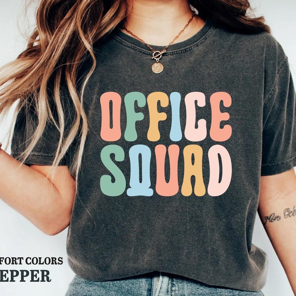 Office Squad Shirt School Support Staff Shirt Coworker Gift Administrative Assistant Shirt Office Life Shirt