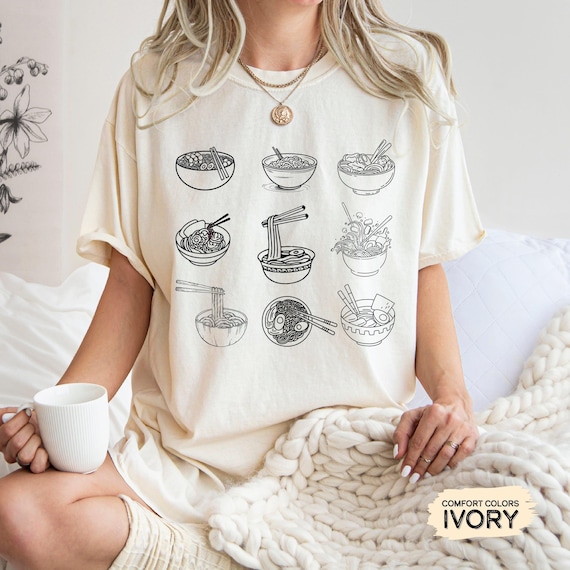 Ramen Lover Shirt: Asian Foodie Comfort Colors Tee