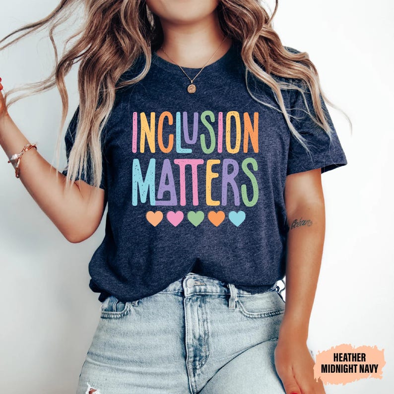 Inclusion Matters Shirt Special Education Shirt Neurodiversity Shirt Autism Awareness Shirt Autism Mom Shirt image 1