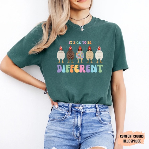 Autism Support Shirt It's Ok To Be Different Shirt Autism Mom Shirt Autism Awareness Shirt