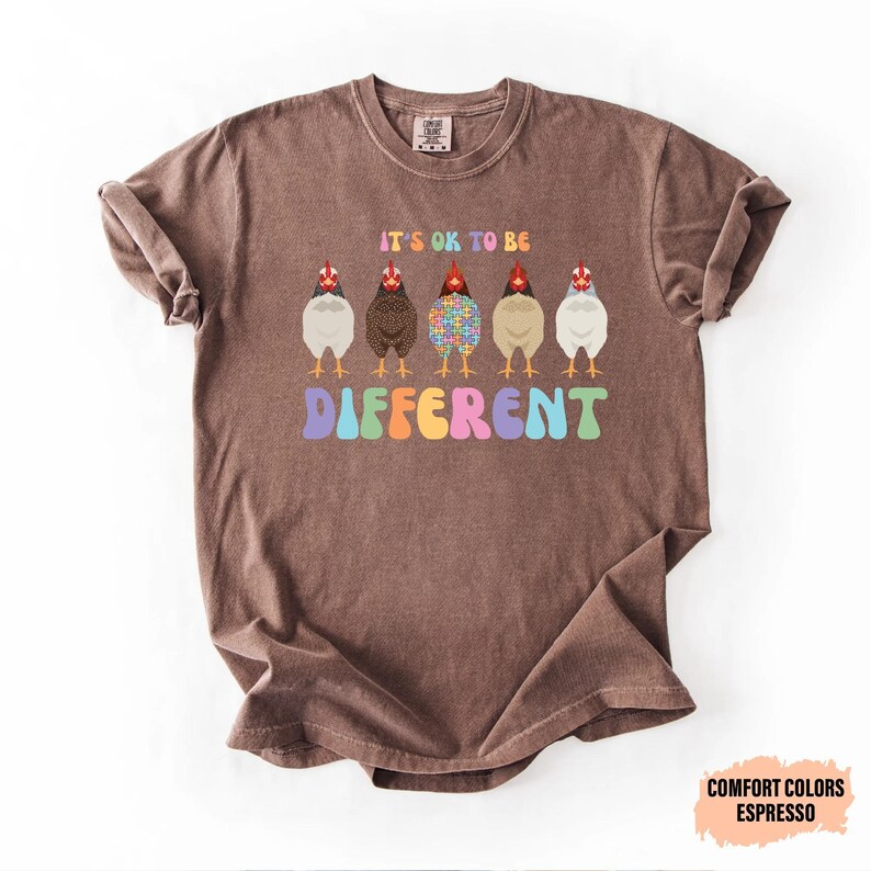 Autism Support Shirt It's Ok To Be Different Shirt Autism Mom Shirt Autism Awareness Shirt image 12