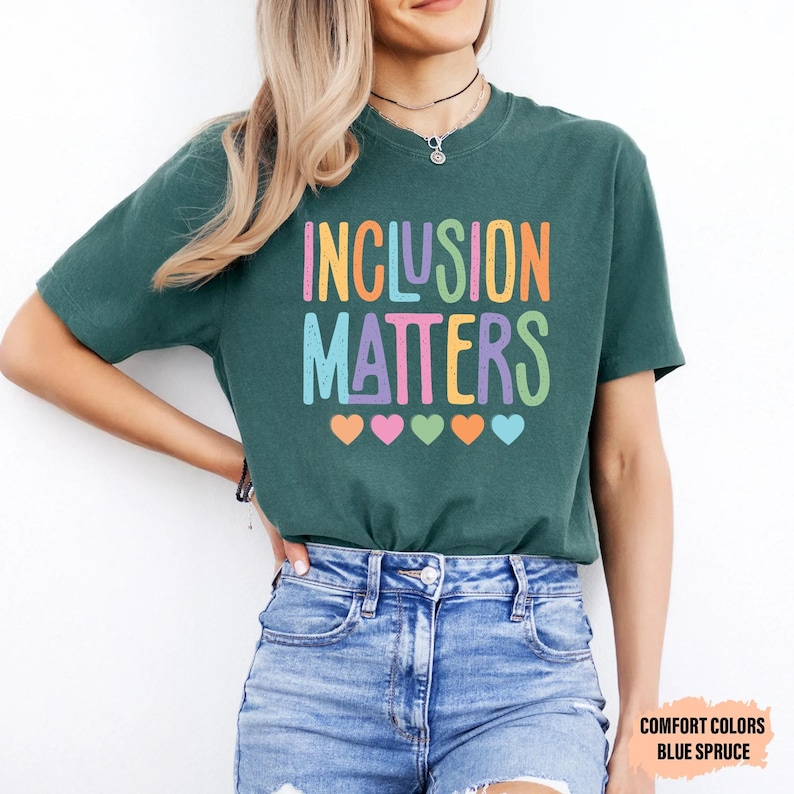 Inclusion Matters Shirt Special Education Shirt Neurodiversity Shirt Autism Awareness Shirt Autism Mom Shirt image 3