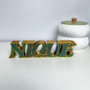 Personalisiertes Namensschild,3D gedruckter Name,Personalisierter freistehender Name,Personalisierter Name für Kinder,Personalisierte Geschenke, Bild 5
