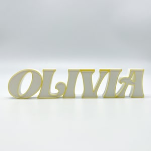 Personalisiertes Namensschild,3D gedruckter Name,Personalisierter freistehender Name,Personalisierter Name für Kinder,Personalisierte Geschenke, Bild 9