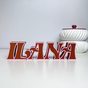 Personalisiertes Namensschild,3D gedruckter Name,Personalisierter freistehender Name,Personalisierter Name für Kinder,Personalisierte Geschenke, Bild 7