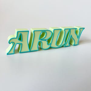 Personalisiertes Namensschild,3D gedruckter Name,Personalisierter freistehender Name,Personalisierter Name für Kinder,Personalisierte Geschenke, Bild 13