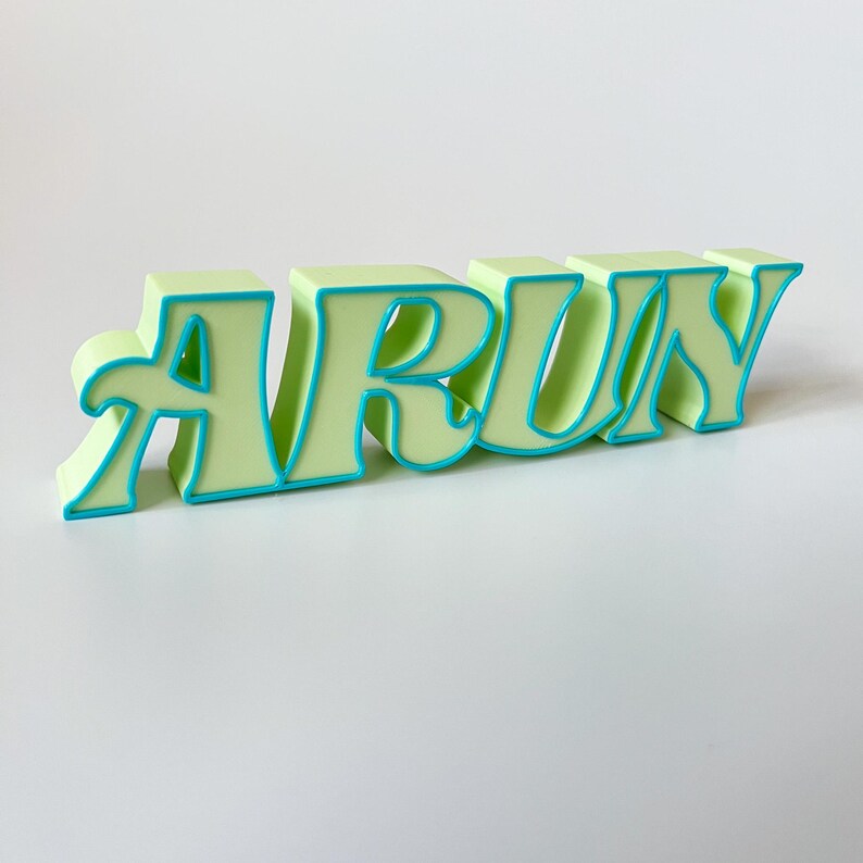 Personalisiertes Namensschild,3D gedruckter Name,Personalisierter freistehender Name,Personalisierter Name für Kinder,Personalisierte Geschenke, Bild 13