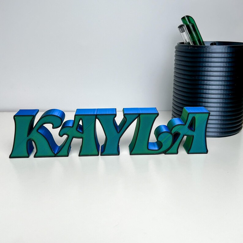 Personalisiertes Namensschild,3D gedruckter Name,Personalisierter freistehender Name,Personalisierter Name für Kinder,Personalisierte Geschenke, Bild 6