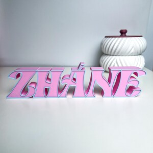 Personalisiertes Namensschild,3D gedruckter Name,Personalisierter freistehender Name,Personalisierter Name für Kinder,Personalisierte Geschenke, Bild 4