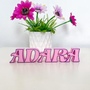 Personalisiertes Namensschild,3D gedruckter Name,Personalisierter freistehender Name,Personalisierter Name für Kinder,Personalisierte Geschenke, Bild 3