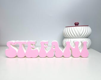 Benutzerdefinierte 3d gedruckte Schreibtisch-Namensschild, personalisiertes Namensschild für Schreibtischdekor