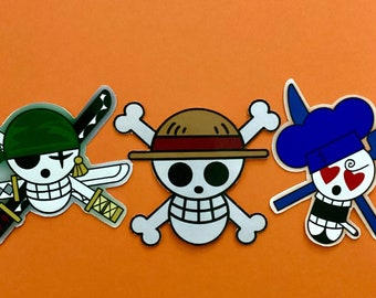 One Piece Stickers Etsy