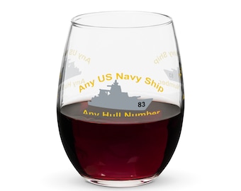 Copa de vino sin tallo CUALQUIER NAVE DE LA MARINA