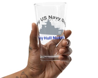 Vaso de pinta ANY NAVY SHIP