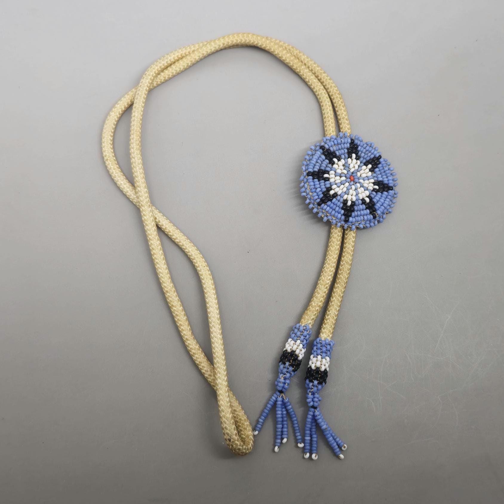 Seed Bead Bolo Tie - Etsy