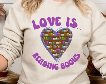 Love Is Reading Books, Librarian Valentine Shirt, Reading Teacher Valentine Shirt, Book Lover Valentine, Book Worm Valentine, Book Lover