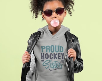 Proud Hockey Sister Hoodie, Hockey Sister Hoodie, Hockey Sister Sweater, Hockey Sweatshirt, Hockey Sister, Sister Hockey Sweater, Hockey Si