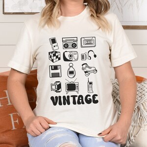Vintage jaren '90 Shirt, Nostalgische jaren '90 shirt, Technologie shirt, Retro jaren '90 shirt, Verhoogd in de jaren '90, '90s throwback shirt, Terug naar de jaren '90 jaren '90 vibe afbeelding 5