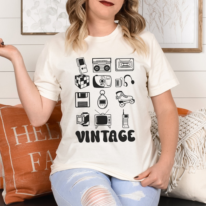 Vintage jaren '90 Shirt, Nostalgische jaren '90 shirt, Technologie shirt, Retro jaren '90 shirt, Verhoogd in de jaren '90, '90s throwback shirt, Terug naar de jaren '90 jaren '90 vibe afbeelding 7