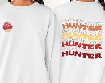 Hunting Mushroom Shirt, Mycology Sweatshirt, Mushroom Hunting Sweatshirt, Mycology Shirt, Mushroom Hunter Gift, Retro Mushroom Hunter