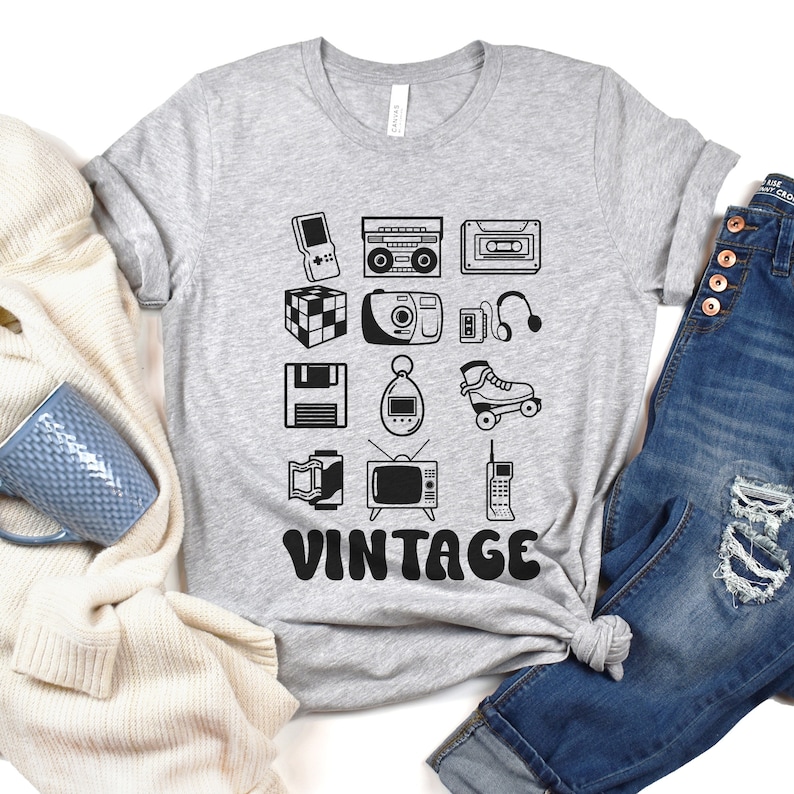 Vintage jaren '90 Shirt, Nostalgische jaren '90 shirt, Technologie shirt, Retro jaren '90 shirt, Verhoogd in de jaren '90, '90s throwback shirt, Terug naar de jaren '90 jaren '90 vibe afbeelding 4