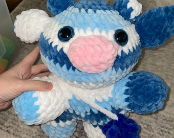 Crochet Blueberry Cow
