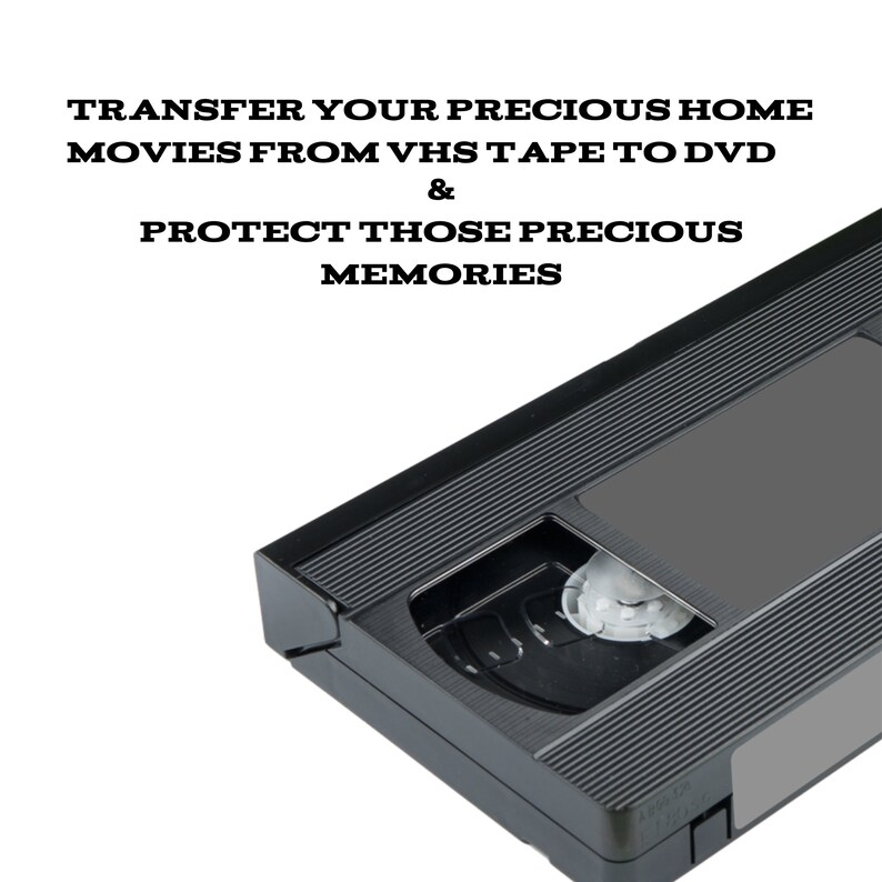 VHS to DVD Video Tape Transfer Service Etsy