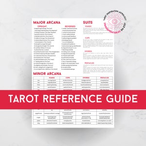 Tarot Cheat Sheet: Get the Most Out of Your Tarot Readings! * Tarot Printables * Tarot Cheat Sheets * Tarot Guide