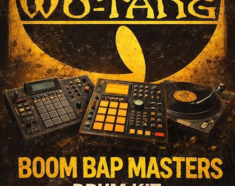 Paquete de muestra del kit de batería Boom Bap Master, bucles de hip hop, sonidos de rap Wu-Tang, Costa Este de Nueva York, RZA, libre de regalías