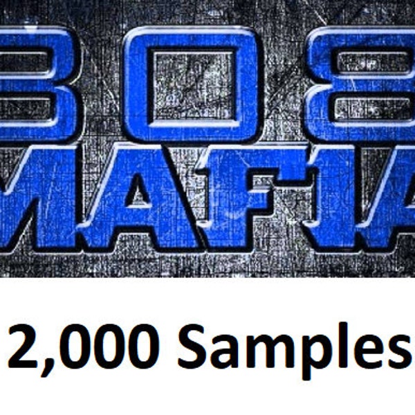 808 Mafia 2 Drum Sound Kit Rap Samples Trap Hip Hop MP808 Southside TM88 Drill