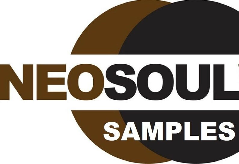 May include: A logo for a company called "Neosoul Samples" with a brown and black circle design.