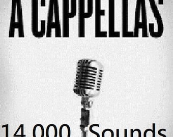 Muestras y pistas vocales a capella 14.000 en total House Soul dNb DUBSTEP DJ Remix