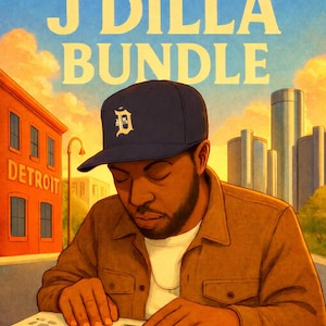 J Dilla Bundle Drum Kits Sample Loops Packs Hip Hop 6,000+ Sounds Jay Dee Vinyl LoFi Neo Soul R&B Jazz House RnB Slum Village MPC