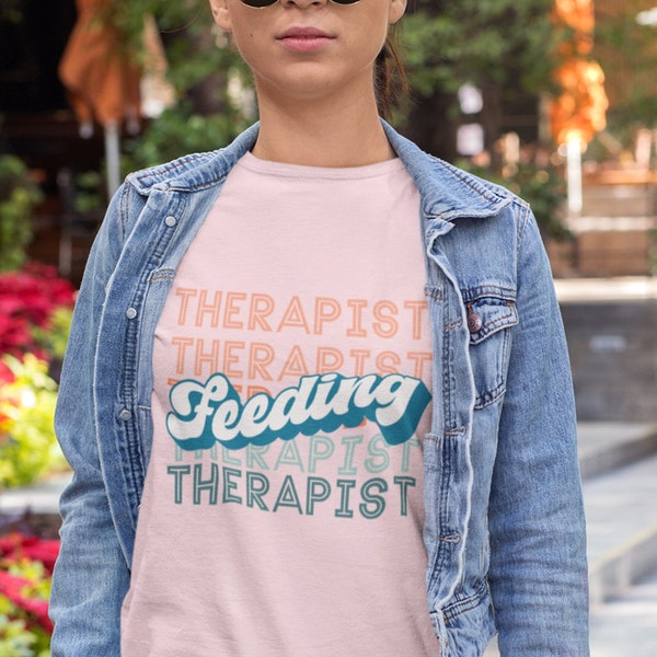 pediatric feeding therapy t-shirt for therapist as graduation gift || feeding therapy tee || Ot Unisex Oversize T-shirt ||