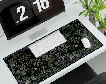 Wicca Aesthetic Mouse Pad, Mousepad for Dark Academia Lovers, Perfect for Tarot Reading and Witchy Desk Decor Cottagecore Altar Herbal Desk