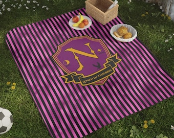 Custom Picnic Blanket: Never More vibes Dark Academia decor Outdoor Throw