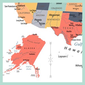 United States Map Canvas Map America usa - Il 300x300.6285767685 Bget 