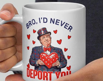Trump gifts Personalized Valentine’s Day Mug-Trump is My Valentine Mug, Be Mine Coffee Mug with Name, Funny Gift for Birthday Gift Ideas