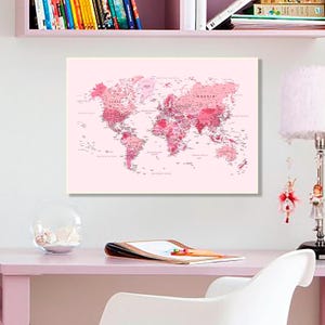 Weltkarte Poster A1 Papier, Elegante Weltkarte Track Vergangene & Zukünftige Reisen, Planer für Wanderlust Enthusiasten, Einzigartiges Geschenk Wohnkultur Weihnachten