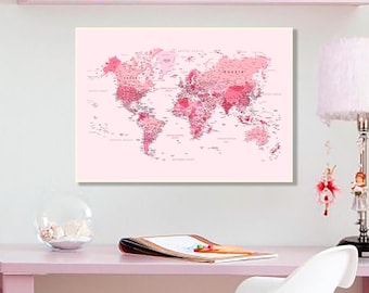 World map Poster A1 paper,Elegant World Map Track Past & Future Travels,Planner for Wanderlust Enthusiasts,Unique Gift Home Decor Christmas