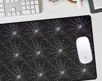 Wednesday Inspired Desk Mat: Gothic Dark Academia Home Office Decor