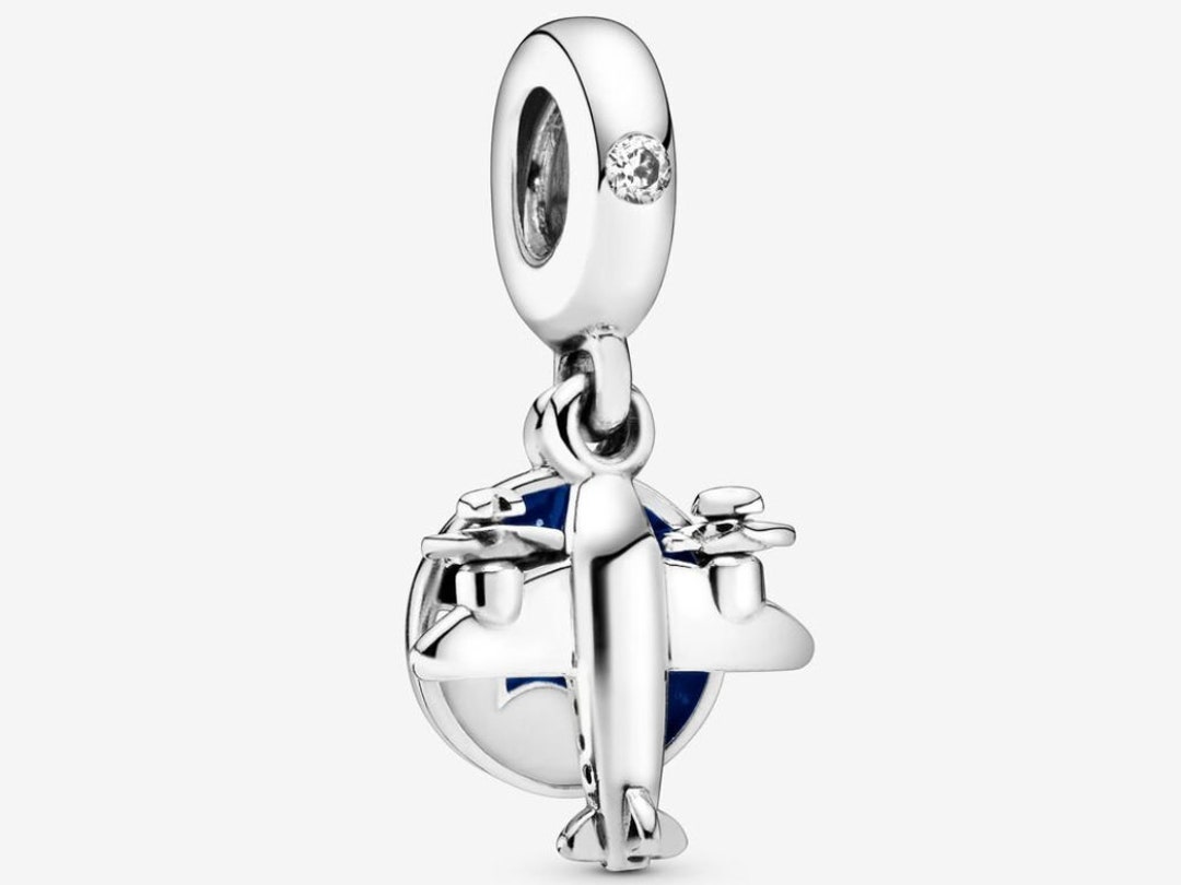 Propeller Plane Dangle Charm, Travel Charm, Charm for Pandora Braclet