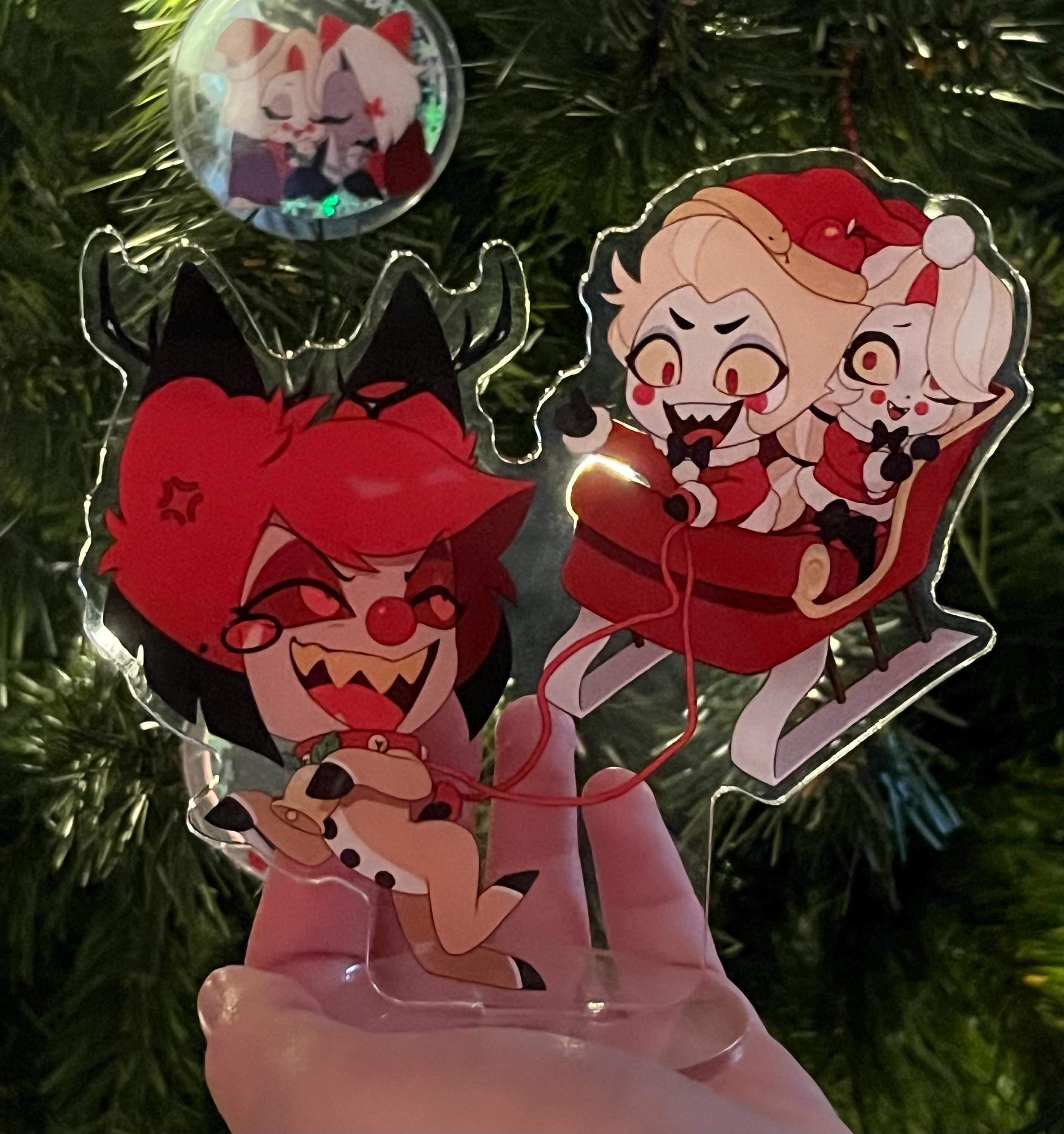 Hazbin hotel christmas ornaments - Etsy 日本