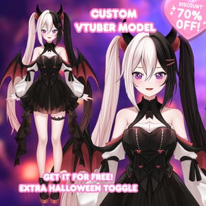 Custom Live2d Model | Custom, vtuber model, Live2D Vtuber Custom Character, vtuber for commercial use, Vtuber Model, Vtuber Male & Female