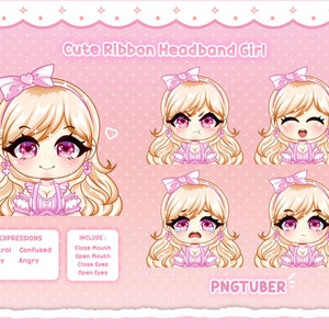 Chibi PNGTuber Model, Pink Candy Girl PNGTuber | Premade Chibi Pngtuber,  Vtuber Model, Vtuber Assets,  Chibi Pngtuber, Chibi anime