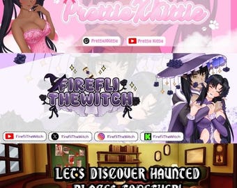 Custom Twitch Banner | Twitch Header, Profile Banner,  Streamer Graphics  & VTuber Banner Commission