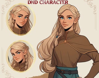 Custom DnD Character Art | Fantasy OC Character Commission