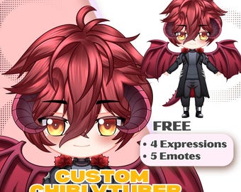 Custom Chibi VTuber Model | Live2D Avatar Commission