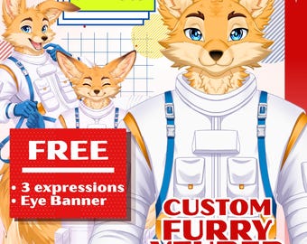 Custom Furry VTuber Model | Live2D Fursona for VTube Studio