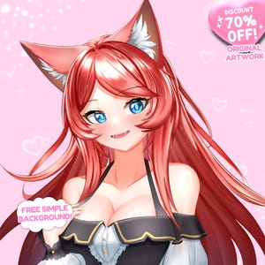Custom Anime Illustration | Anime Character Art Commission, Cute Anime Illustration, Anime Character Commission, PFP, Custom Anime Portrait